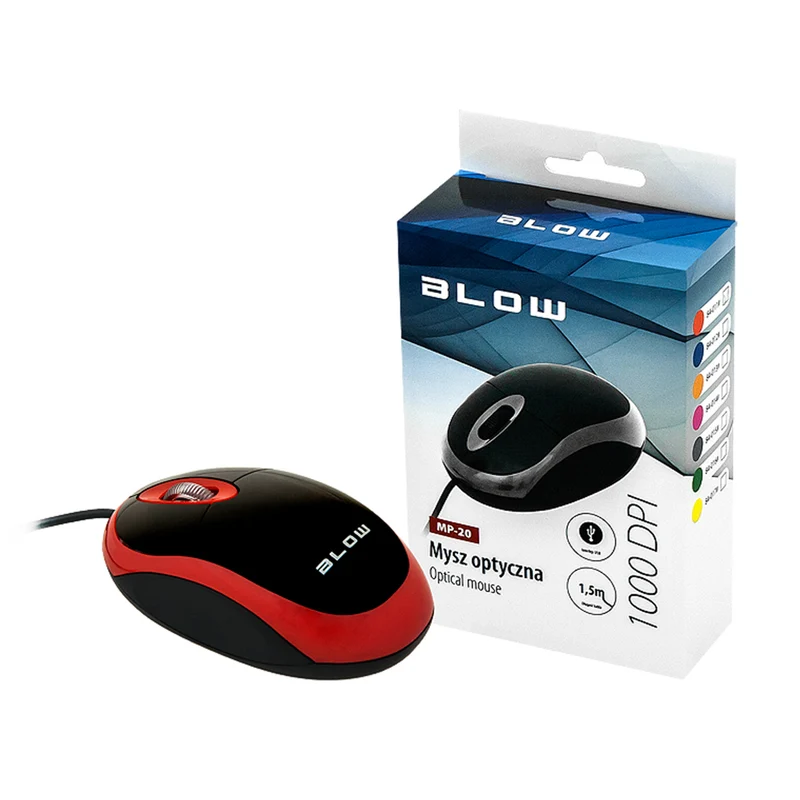1000DPI USB PC Notebook Plug and Play 3 Tasten Scroll