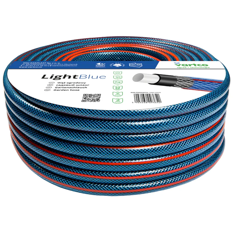 4-lagiger Wasserschlauch Gartenschlauch Schlauch Gartenbewässerung Flexibel Flexischlauch Polyester-Kreuzgeflecht UV-beständig 22 Bar 1/2" 30m