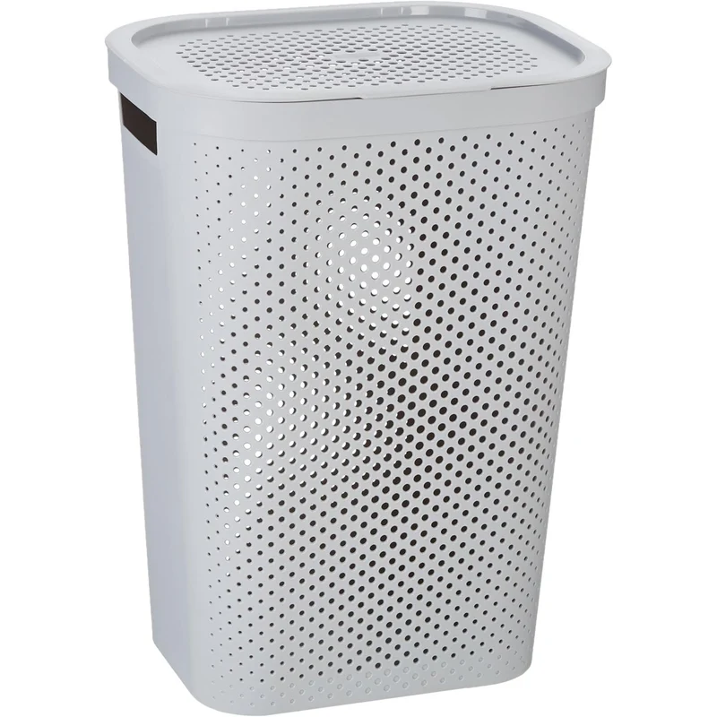 Curver Infinity 60L Wäschekorb grau 231008