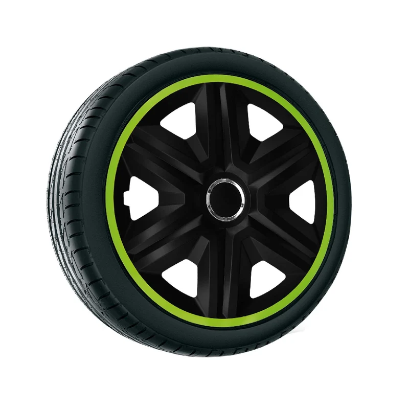 Universal Radkappen 14" Fast Lux grün 4er Satz