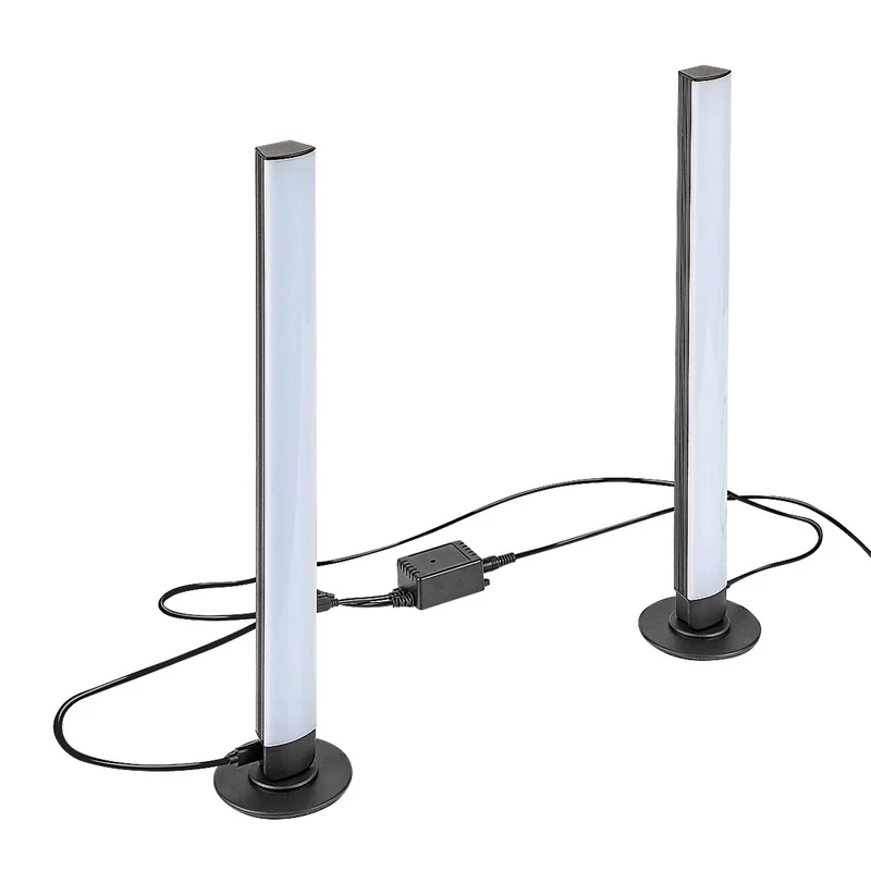 Rabalux Stehleuchte, Stehleuchte, 5W LED, RGB, schwarz, Paco
