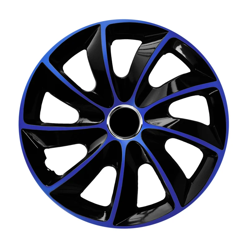 Radkappen Radzierblenden Radblenden - 4 Stück Komplettset - NRM EXTRA STIG - Blau/Schwarz - 17" Zoll