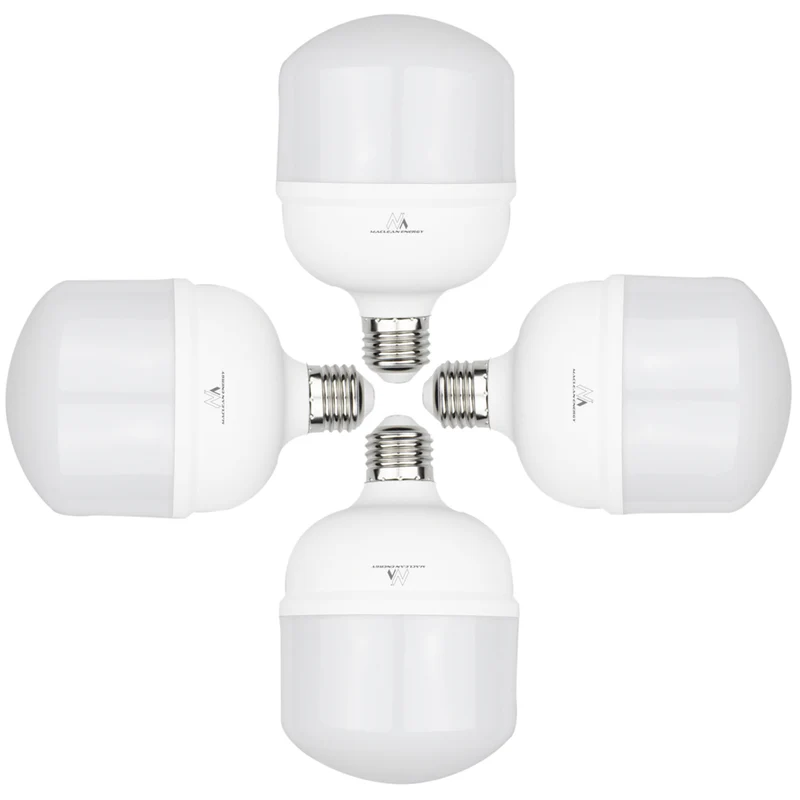 4z LED-Lampe Maclean, E27, 38W, 220-240V AC, kaltweiß, 6500K, 3990lm, MCE303 CW
