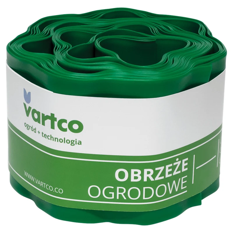 Rasenkante Gartenzaun Wellige Beeteinfasung Mähkante Garten Palisade Wurzelsperre Kunststoff 15cm x9m Grün