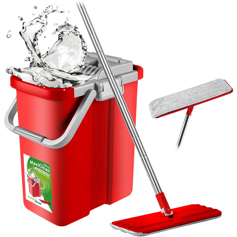 GreenBlue MaxiClean Wischmop Set 8L mit Teleskopstange