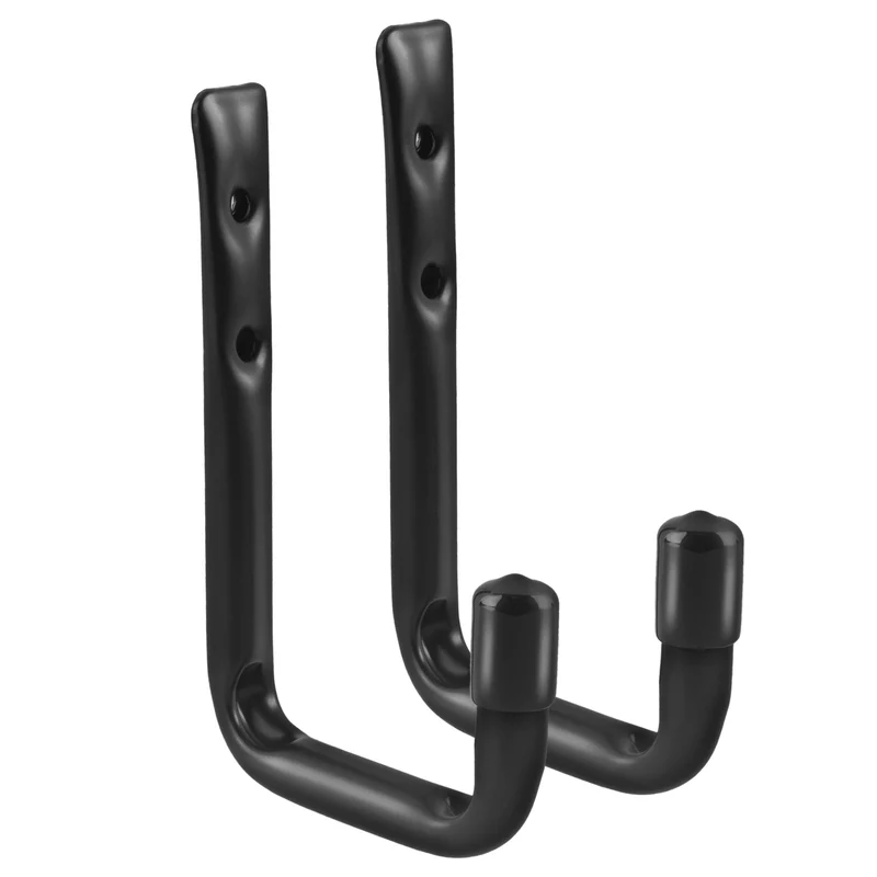2er Set Maclean Wandhalter, für Reifen, Räder, Leiter, Fahrrad, Stahl, max. Belastung 22kg/Bügel, MC-489