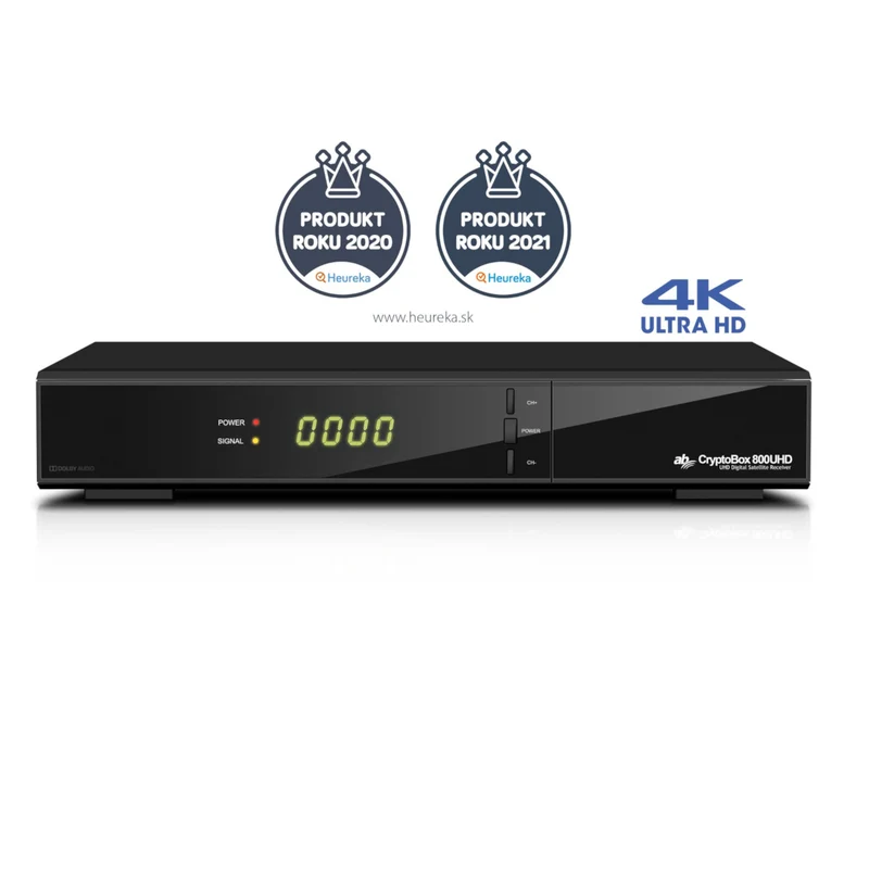 AB Cryptobox 800 UHD / AB CR800UHD 4K - UHD Satellitenempfänger und Mediaplayer H.265 HEVC Codec