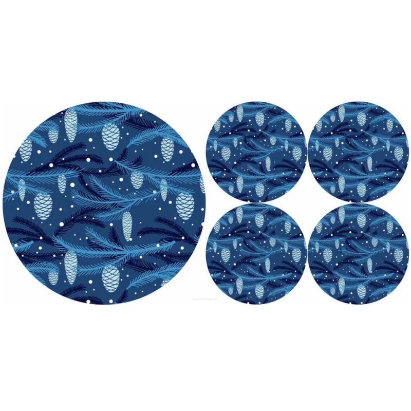 Rundes Filz-Tischset 1 + 4 - CONE