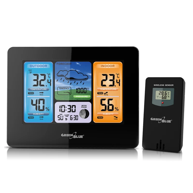 Funkwetterstation mit DCF-System - GreenBlue GB526