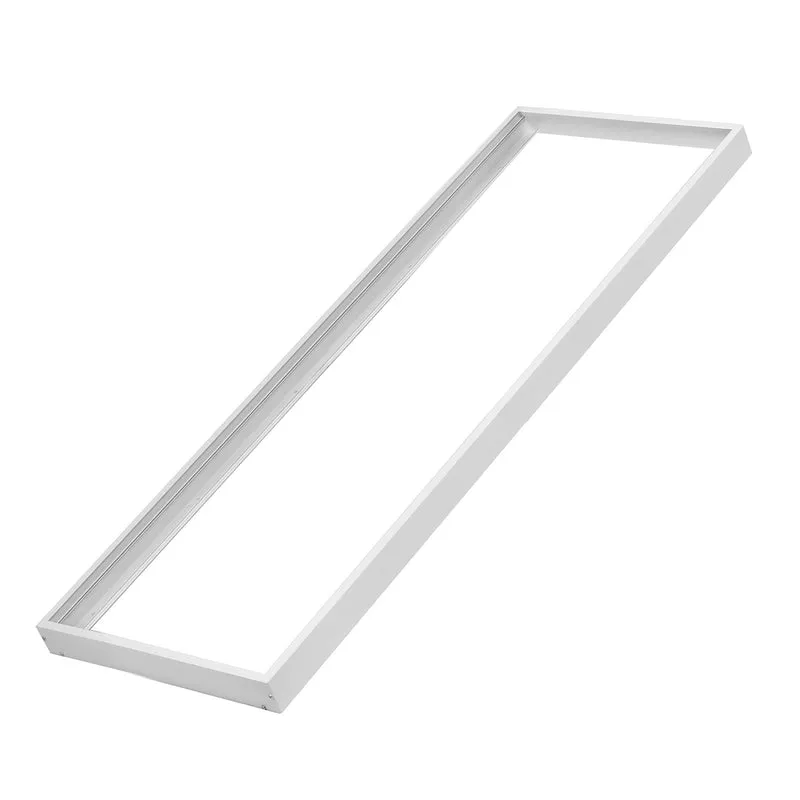 Aufbaurahmen für LED Panel 1195x295mm Deckenmontage Wandmontage Montageset Einbaukit Aluminium