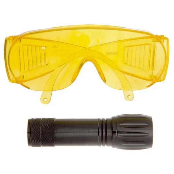 Set mit Brille und Lecksucher-Taschenlampe zur Leckageerkennung Errecom RK1230
