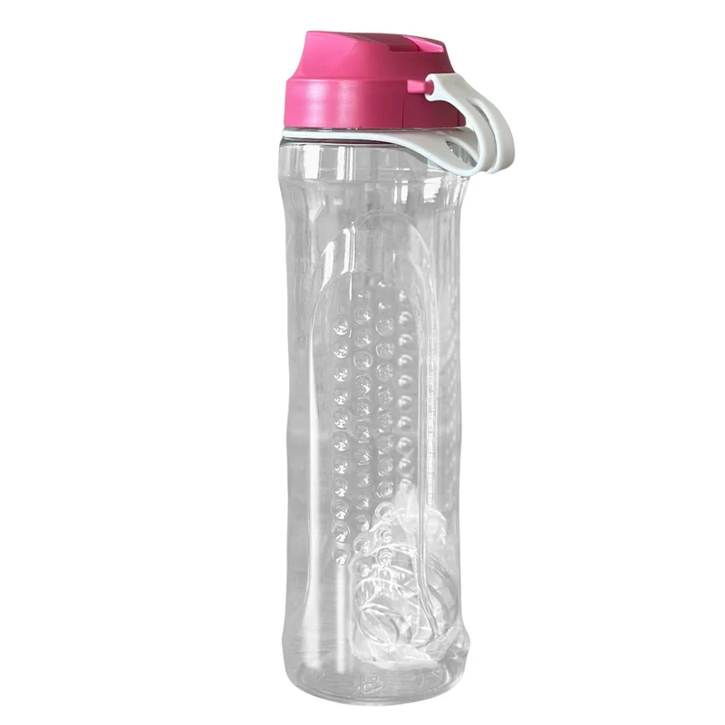 Branq Rosa Bidon Paspel Mischkugel 1991 610ml Trinkflasche aus Tritan zur Aufbewahrung und Transport von Getränken