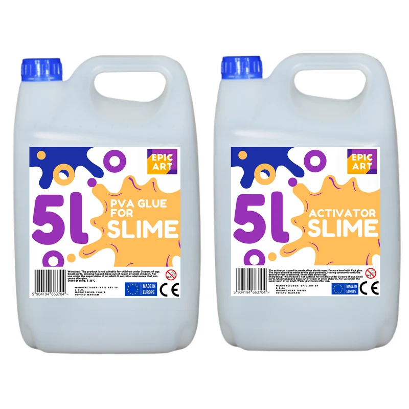 Flüssiger Aktivator + transparenter PVA-Kleber für Slime