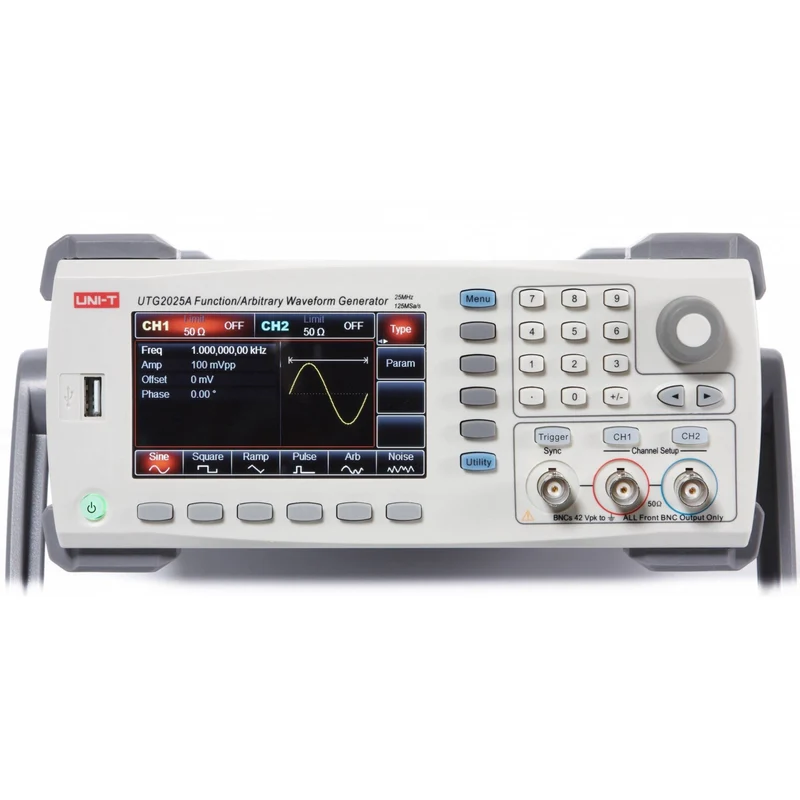 Uni-T UTG2025A kostengünstiger, leistungsstarker, multifunktionaler Zweikanal-Wellenformgenerator