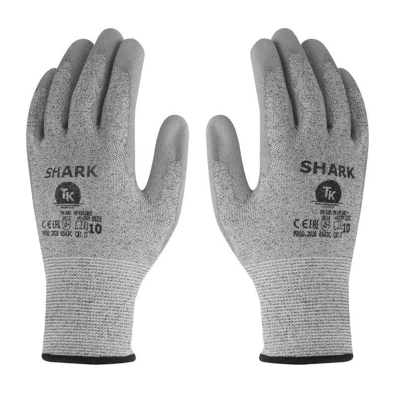 ANTI-KRATZ-HANDSCHUHE MIT POLYURETHAN-BESCHICHTUNG GR. 8 (12 PAAR)