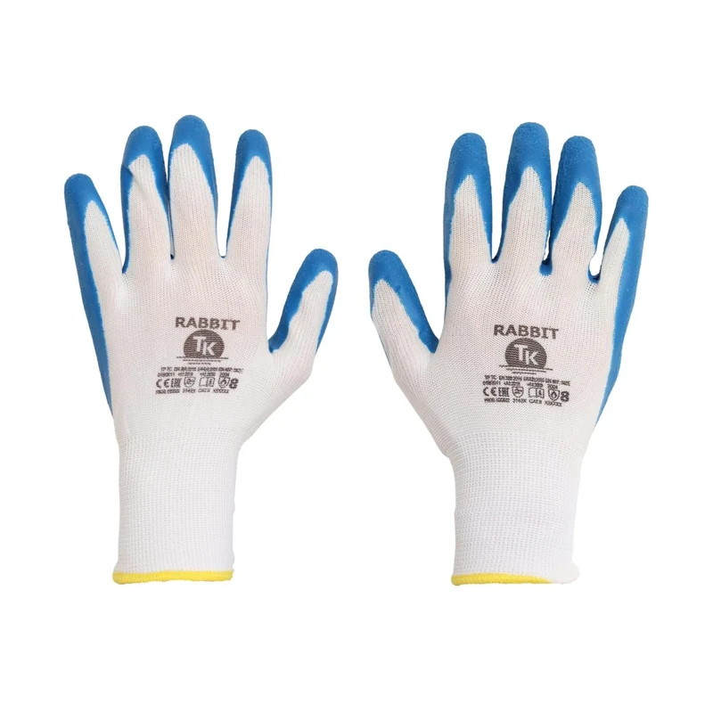 Rabbit Arbeitshandschuhe Gartenhandschuhe Handschuhe Schutzhandschuhe Latex Größe:9 1x Paar