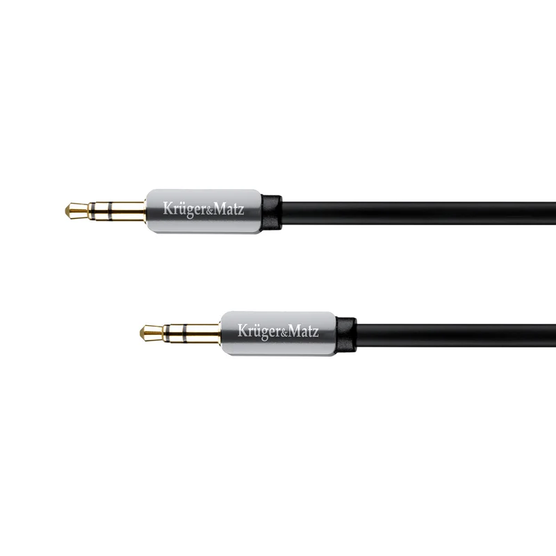 Krüger&Matz 3,5 Stereo-Klinkensteckerkabel 1,8m für Audioübertragung