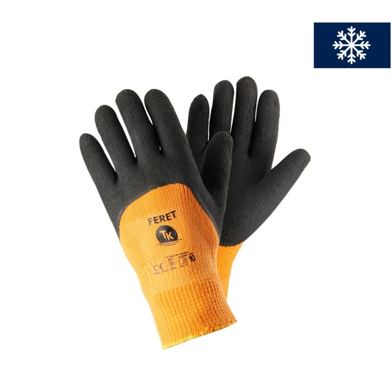Feret Arbeitshandschuhe für Winter Handschuhe Schutzhandschuhe Winterhandschuhe Latexhandschuhe Größe 9 (3 Paar)