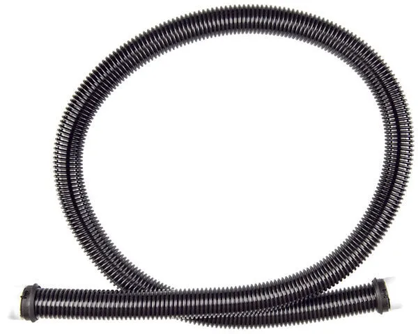 FLEXIBLER SAUGSCHLAUCH MIT SCHWARZEM KLAMMER
