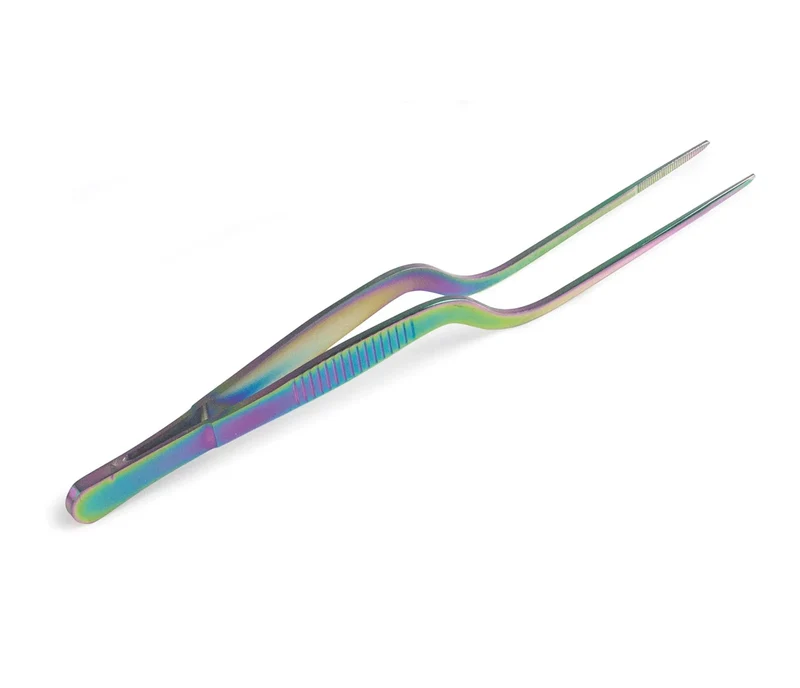 LACOR Präzisionszange TITAN RAINBOW - Edelstahl 18/10