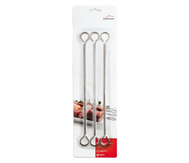 LACOR Set 6 Spieße Morunos Edelstahl 62446