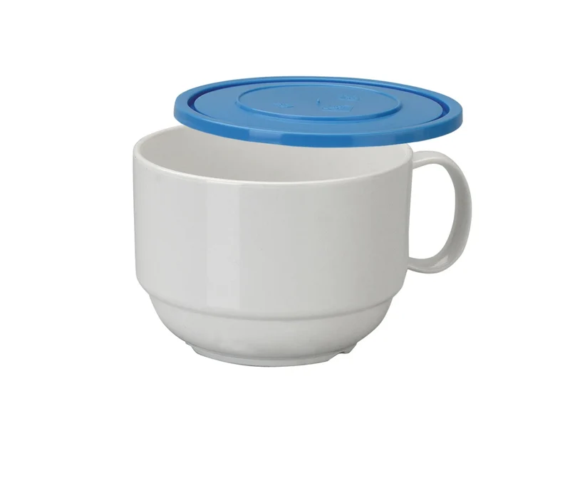 LACOR Frühstückstasse aus Polycarbonat mit Deckel 66936