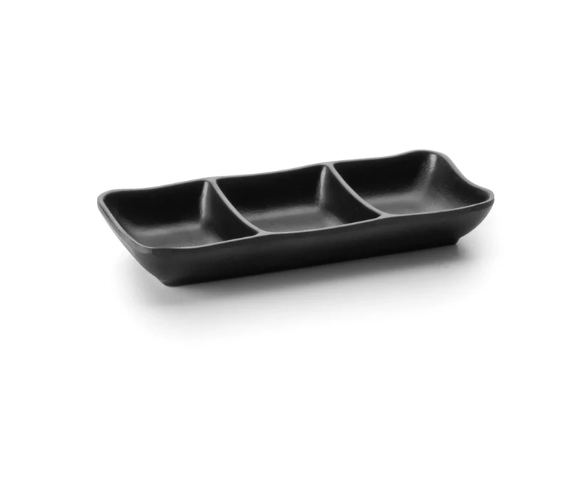 LACOR Fondue 3 Saucen Schwarz 63380