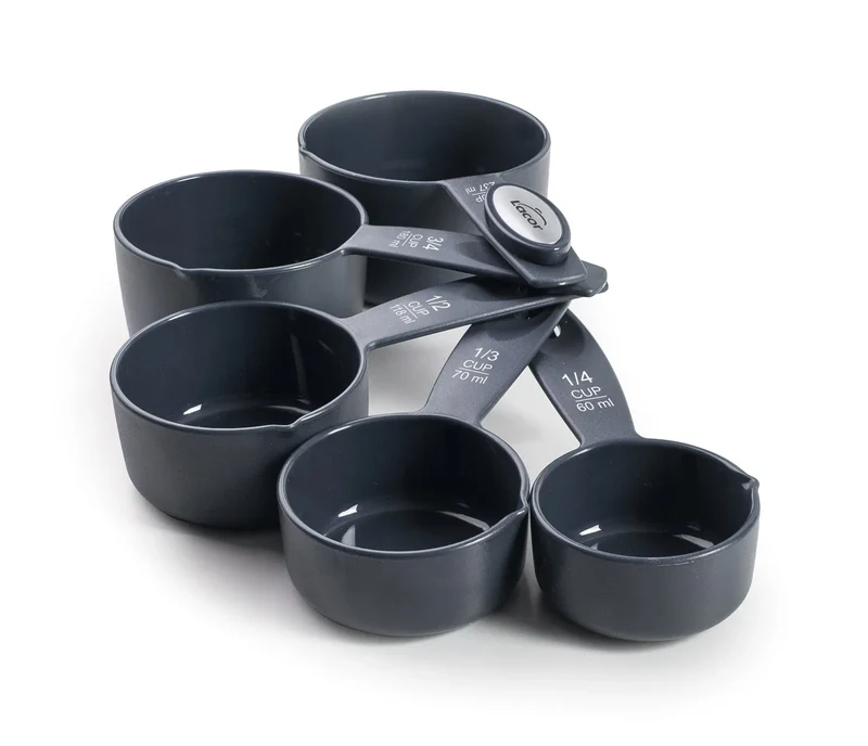 LACOR Set 5 Messkännchen Grau 67036