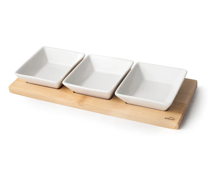 LACOR Tablett mit 3 Schalen Basic 61240