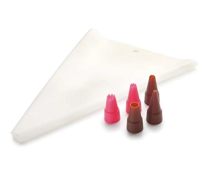 LACOR Spritzbeutel für die Konditorei + 5 Tüllen 68971