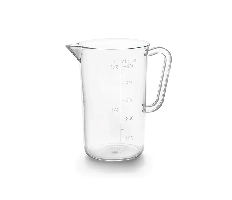 LACOR Professioneller Messkrug 500ml - Graduierter Polypropylen