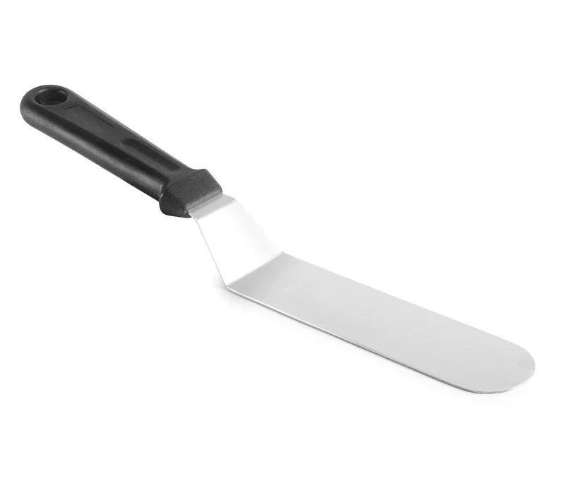 LACOR Abgewinkelter Spatel - Edelstahl 18/10 für Gastronomie und den Hausgebrauch