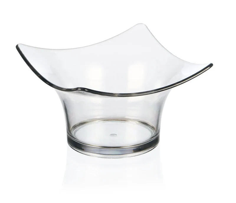 LACOR Set mit 6 quadratischen Schalen Degustare Transparent 60782