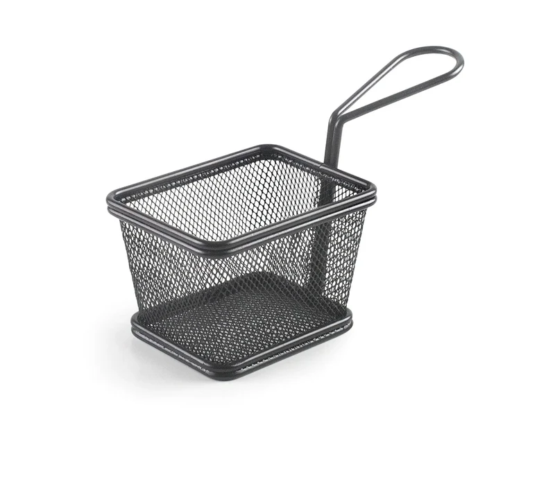 LACOR Mini quadratischer Snackkorb Schwarz 61151