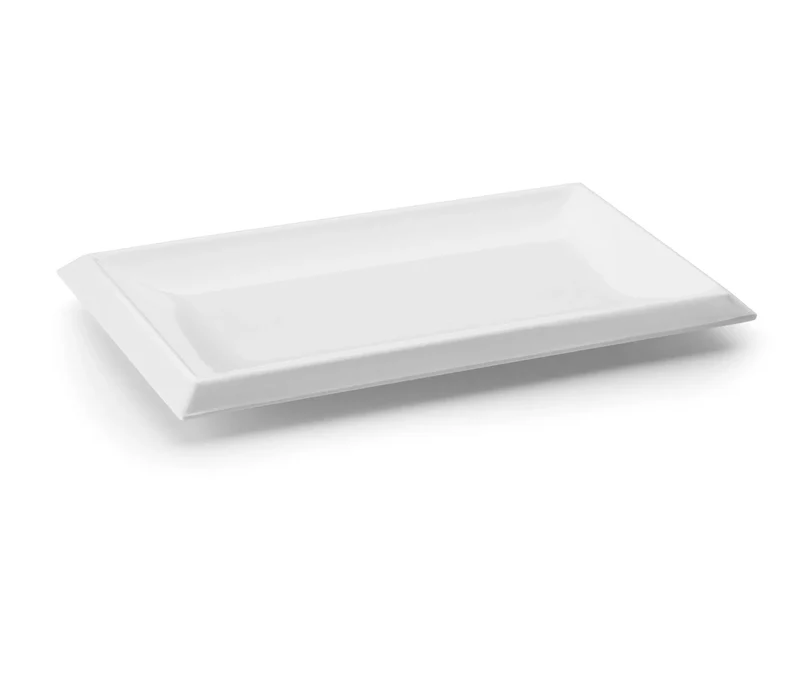 LACOR rechteckiges Tablett Angle White Classic 63531
