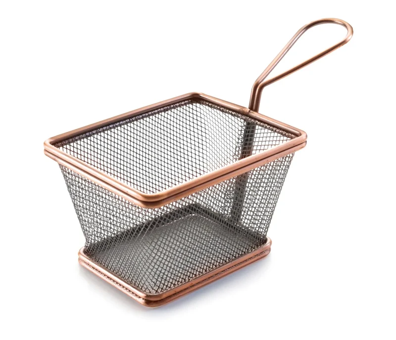 LACOR Mini quadratischer Snackkorb Bronze 61067