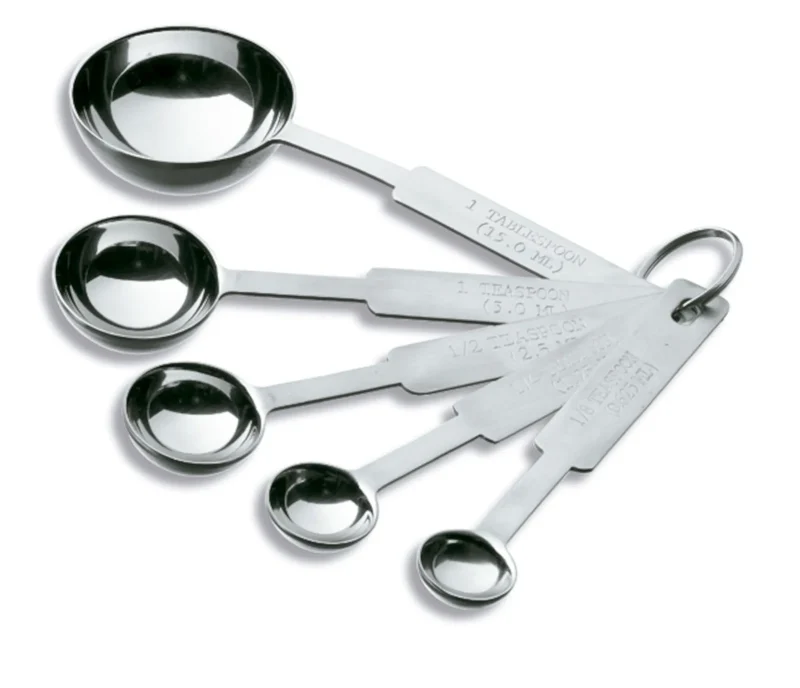 LACOR Set 5 Edelstahl-Messlöffel 67001