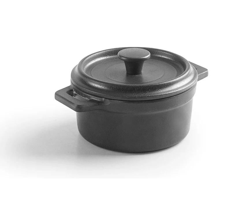 LACOR Mini-Kasserolle mit Melamin-Deckel Grey 63400