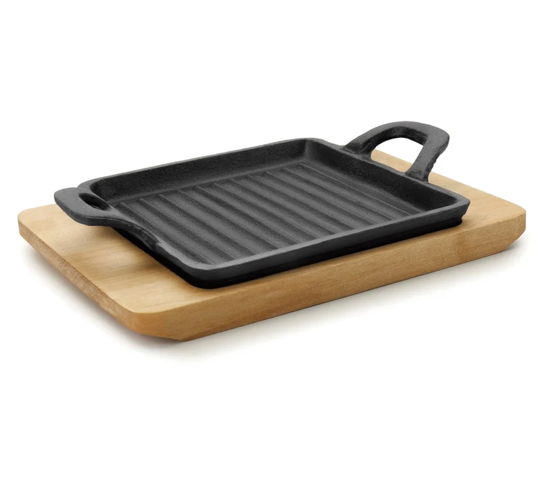 LACOR Mini-Plancha-Grill quadratisch mit Magma-Basis 25875