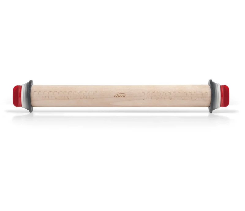 LACOR Teigroller mit Ringen Buche 67142