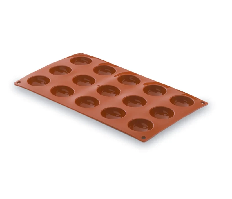 LACOR Halbkugelform 15 Mulden Pastryflex 66801