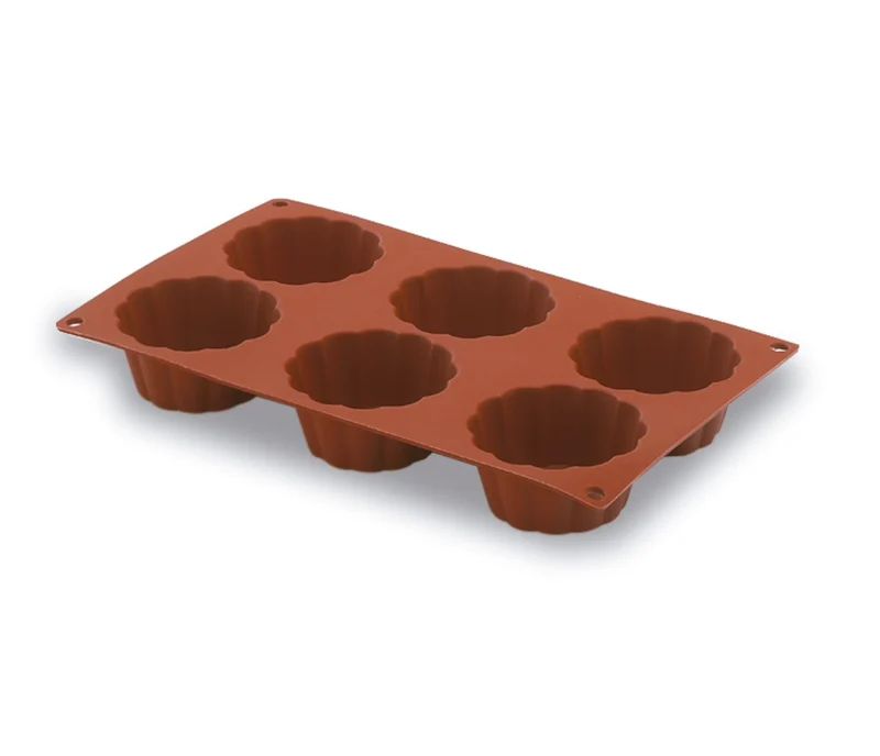 LACOR Briochette-Form 6 Mulden Pastryflex 66820
