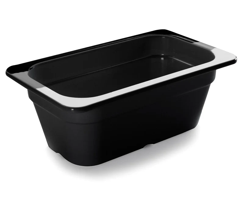 LACOR Wanne 1/4 Melamin Schwarz 66465J
