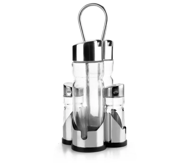 LACOR Set aus 4 Teilen Öl- und Essigspender Basic 62864