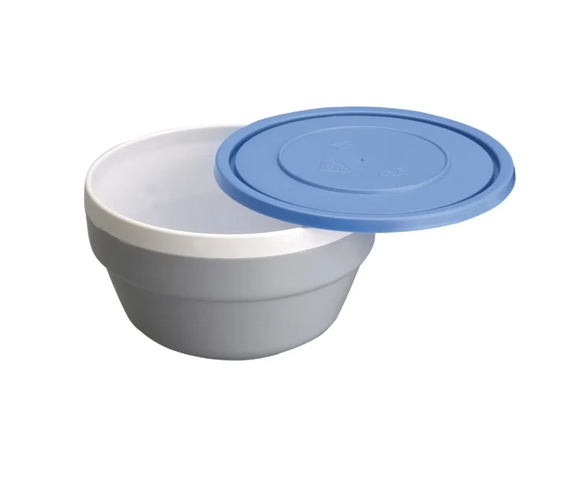 LACOR Doppelwandige Polycarbonatschüssel mit Deckel 66948