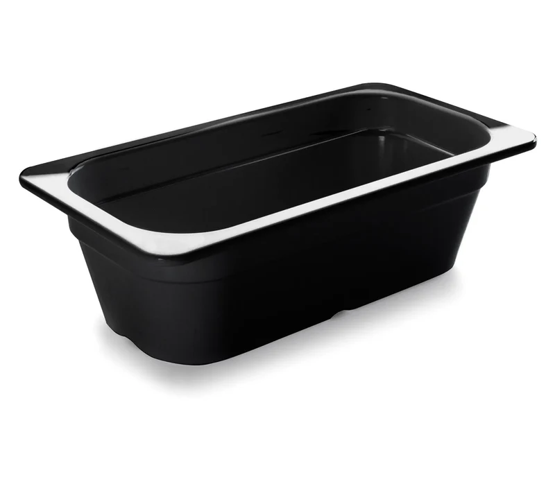 LACOR Wanne 1/3 Melamin Schwarz 66365J