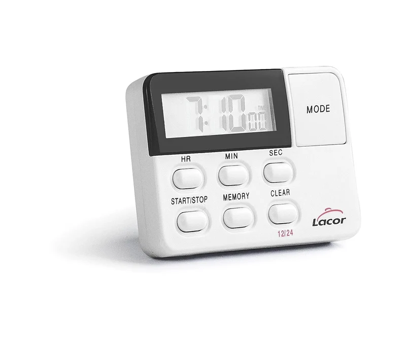 LACOR Küchenuhr Timer Weiß 60802