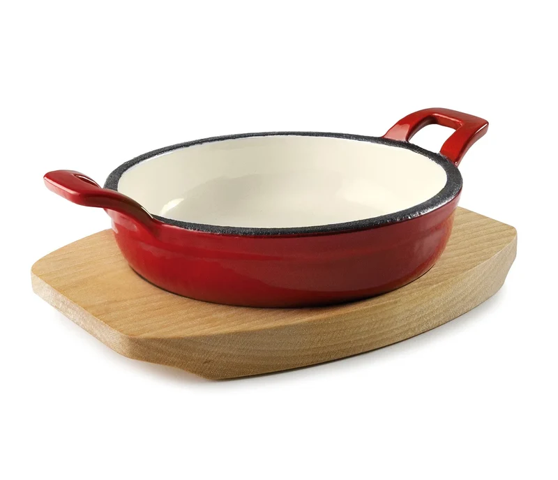 LACOR Mini runde Kasserolle Magma rot 25851