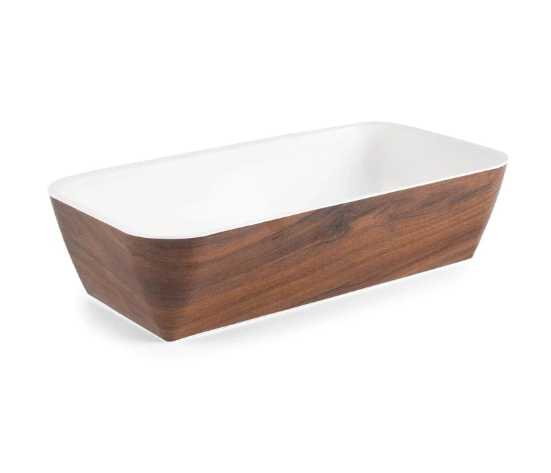 LACOR Rechteckige Holzschale 63092