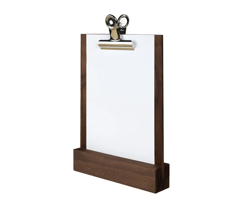 LACOR Tisch-Menühalter aus Holz mit Klammer 39410